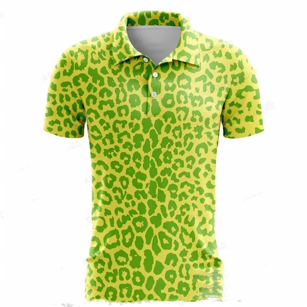 Summer Golf Polo Shirt Men