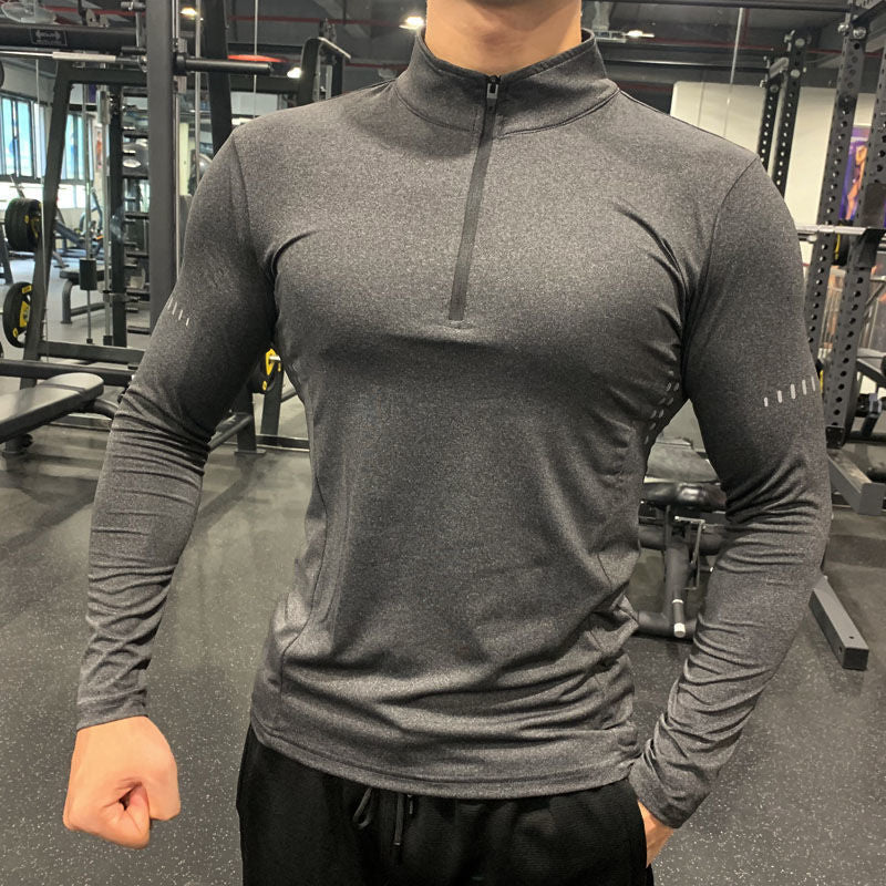 Half Zipper Fitness Long Sleeve