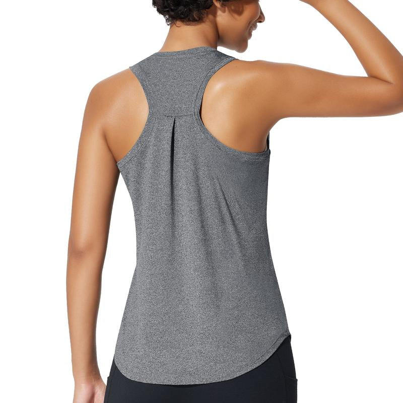 Baleaf 2025 Women'S Workout Tank Top Racerback Tops Sleeveless Running Shirts Golf Outfits Loose Fit Yoga Athletic Gym Sports Tennis Top Springtok