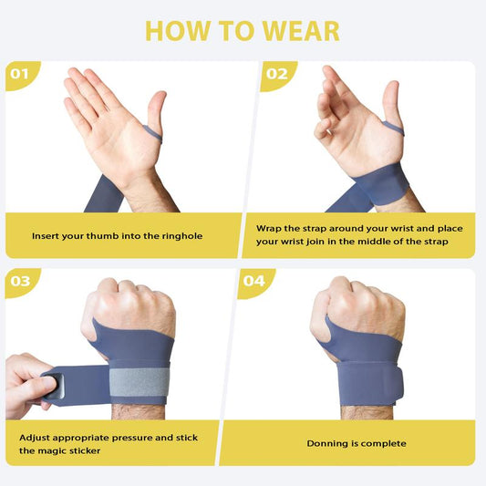 KDBRACE Ultra-Thin, Skin-Friendly, Breathable Elastic Wrist Brace Suitable for Both Sports and Work, Designed for TFCC Tears, Alleviating Wrist Pain and Tendonitis,Fits Both Left and Right Hands. Adjustable Comfortable Sports Wristband