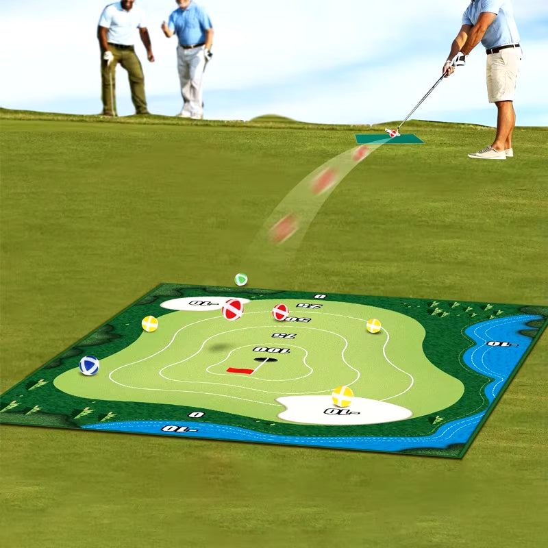 Adult Kids Indoor Golf Game Golf Course Casual Golf Game Set