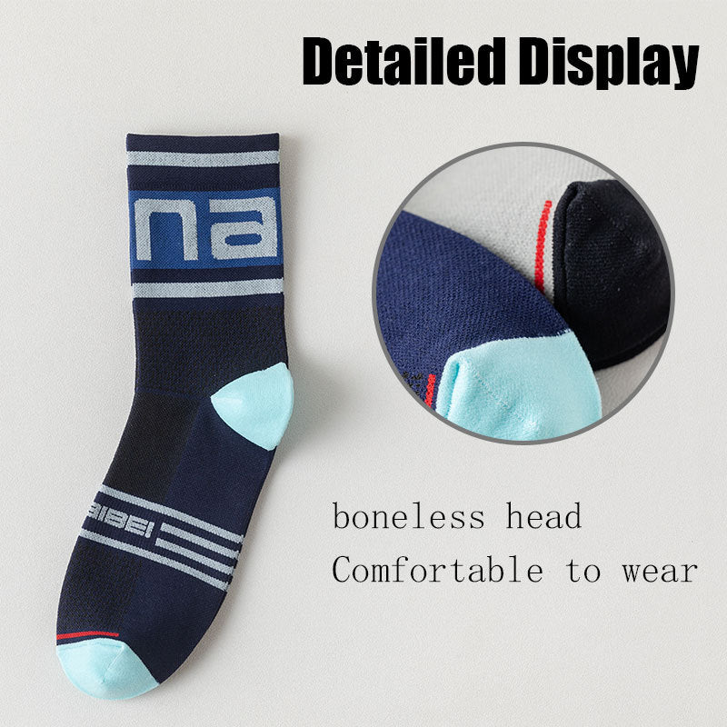 6 Pairs Men Athletic Socks Cushion Running Socks
