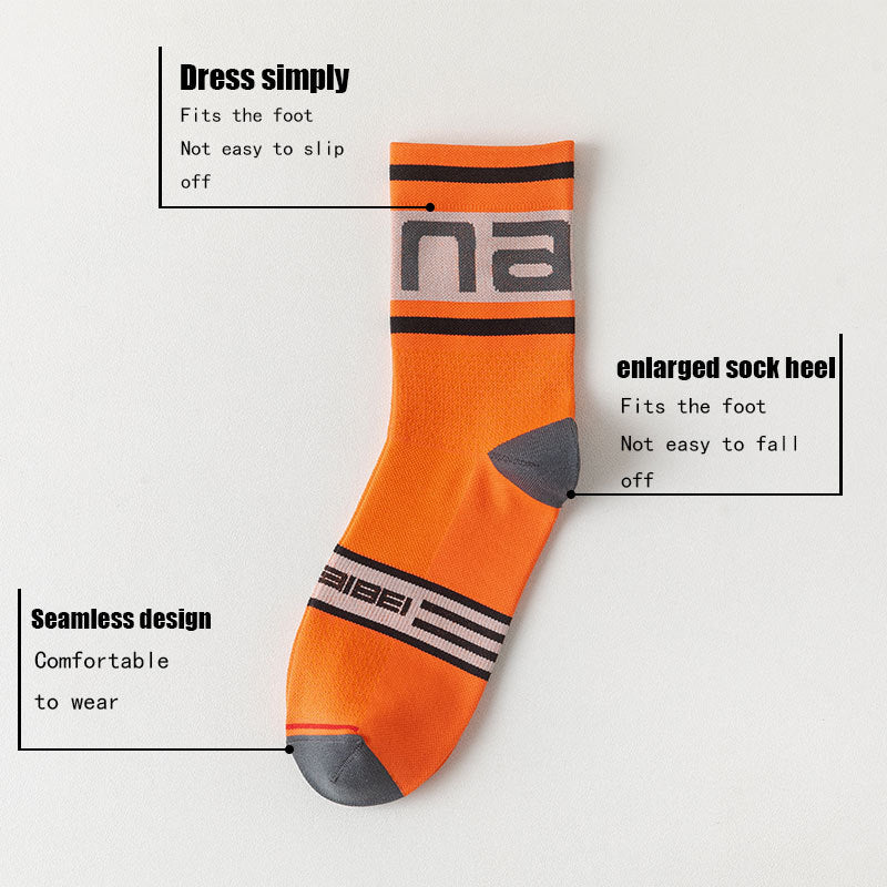 6 Pairs Men Athletic Socks Cushion Running Socks
