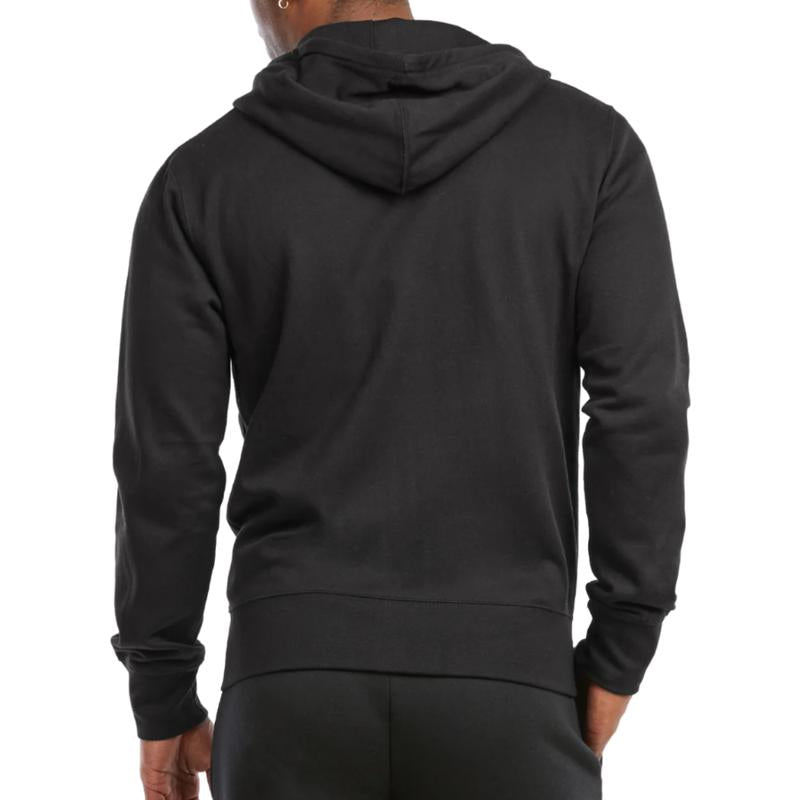 Men'S Fleece Hoodie Full Zip Cotton Lightweight with Pockets Sweatshirt Tops S-3XL Solid Zipper Lined Long Sleeve Menswear Sweaters Spring Outdoor