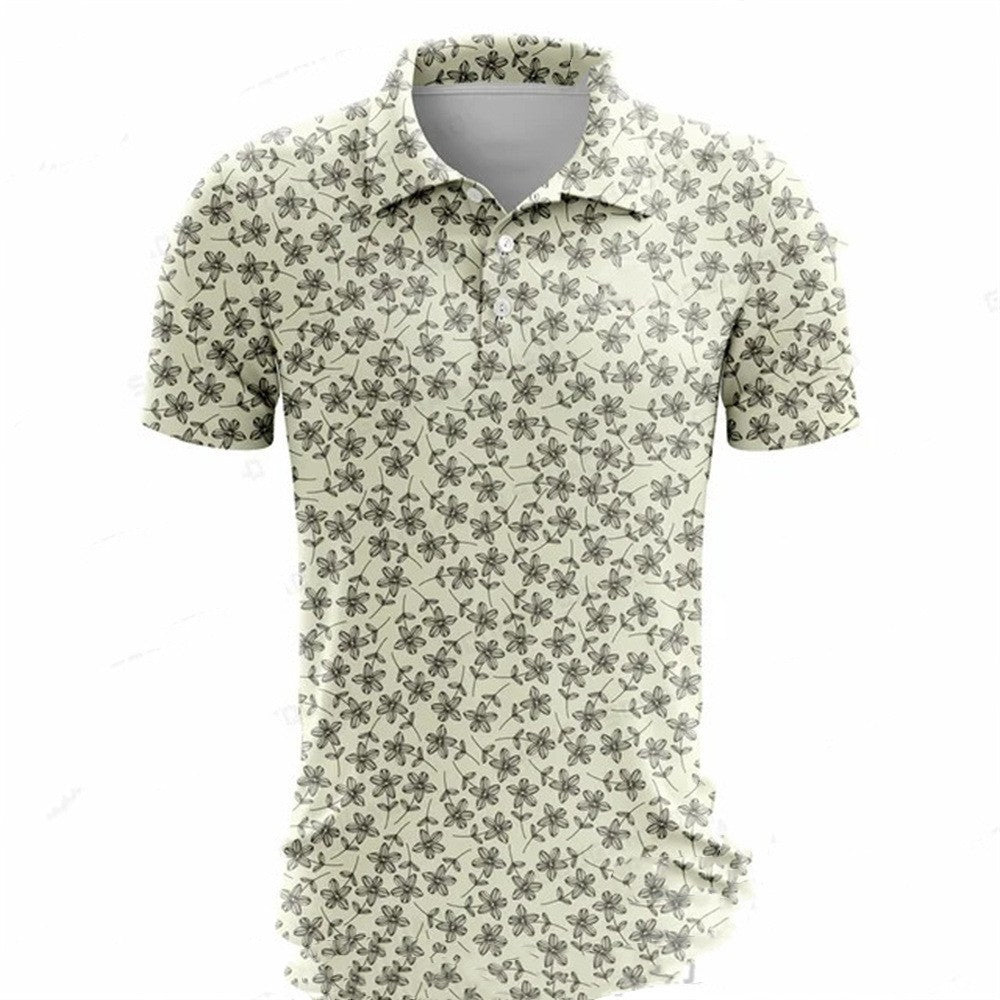 Summer Golf Polo Shirt Men