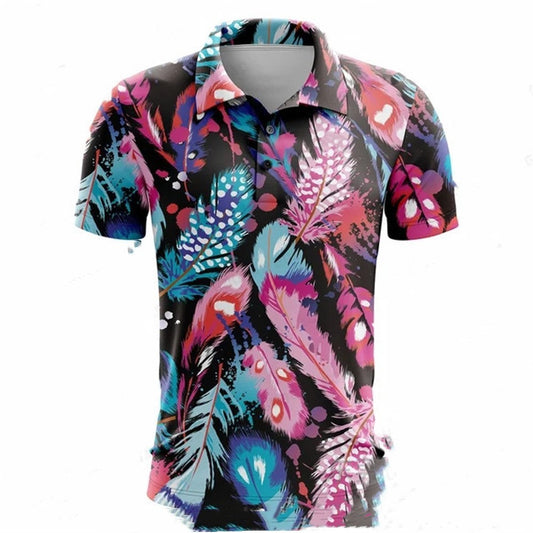 Summer Golf Polo Shirt Men